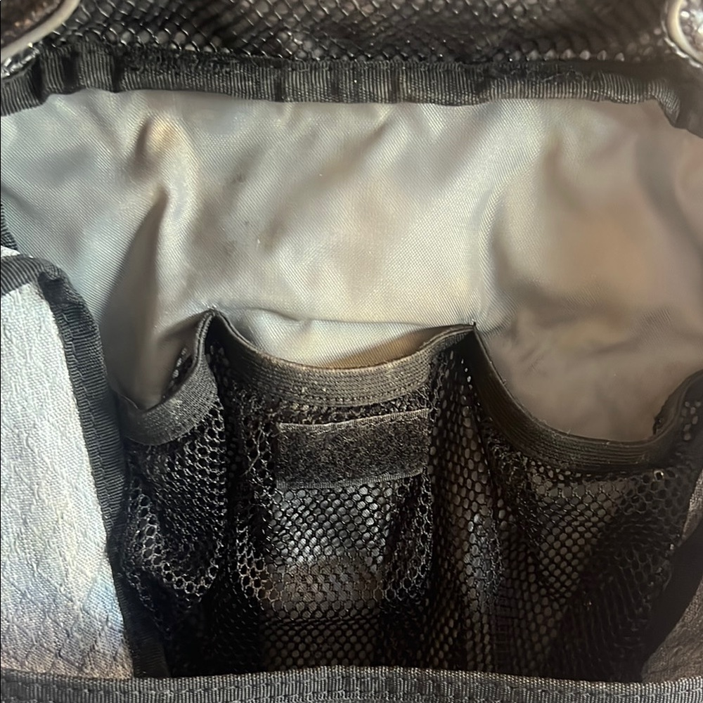 L.L. Bean Gray and Blue Toiletry Bag with Practical Design - Picture 4 of 6